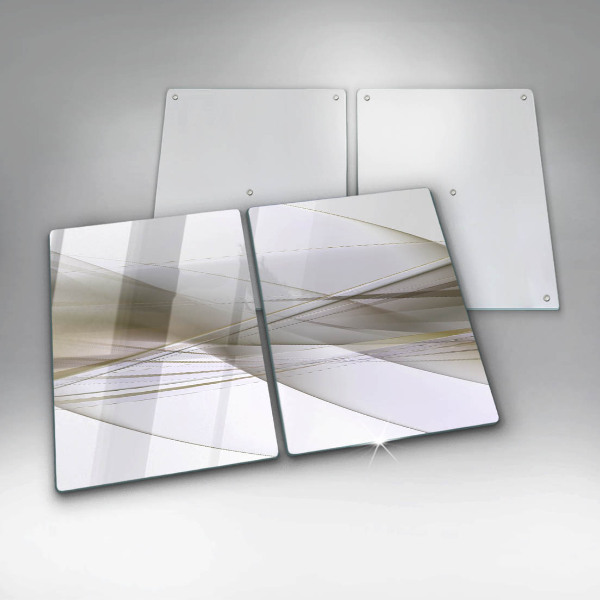 Cache plaque de cuisson Conception de lignes abstraites