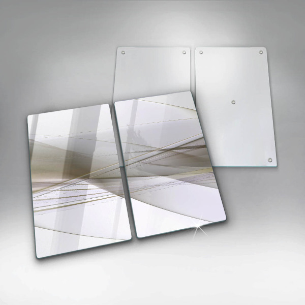 Cache plaque de cuisson Conception de lignes abstraites