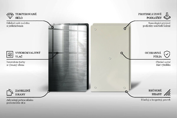Cache plaque de cuisson Texture métallique