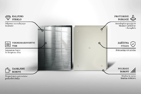 Cache plaque de cuisson Texture métallique