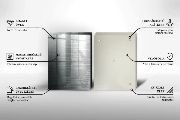 Cache plaque de cuisson Texture métallique