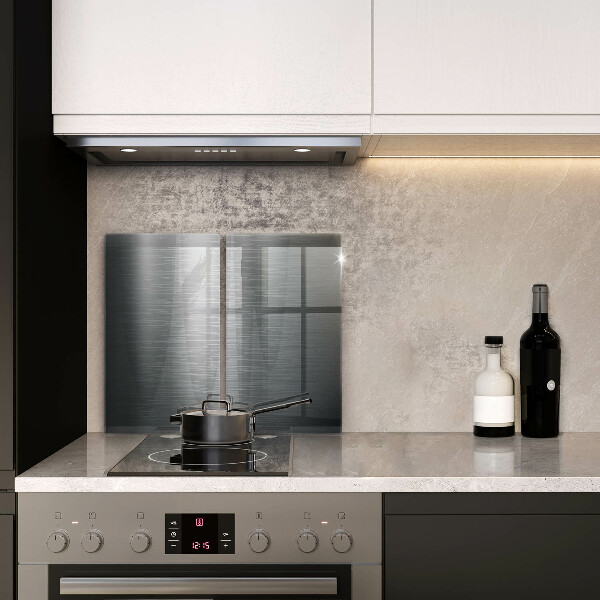 Cache plaque de cuisson Texture métallique