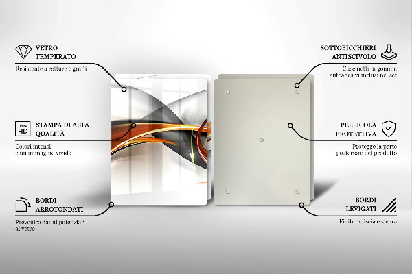 Cache plaque de cuisson Formes modernes
