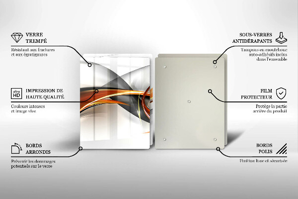 Cache plaque de cuisson Formes modernes