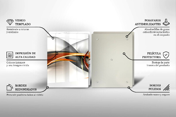 Cache plaque de cuisson Formes modernes