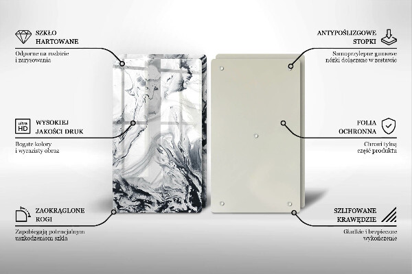 Protection plaque induction Abstraction d'encre