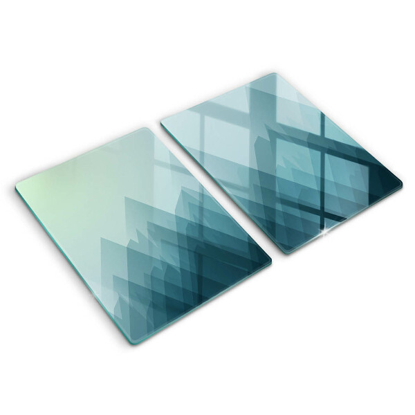 Protection plaque induction Montagnes abstraites