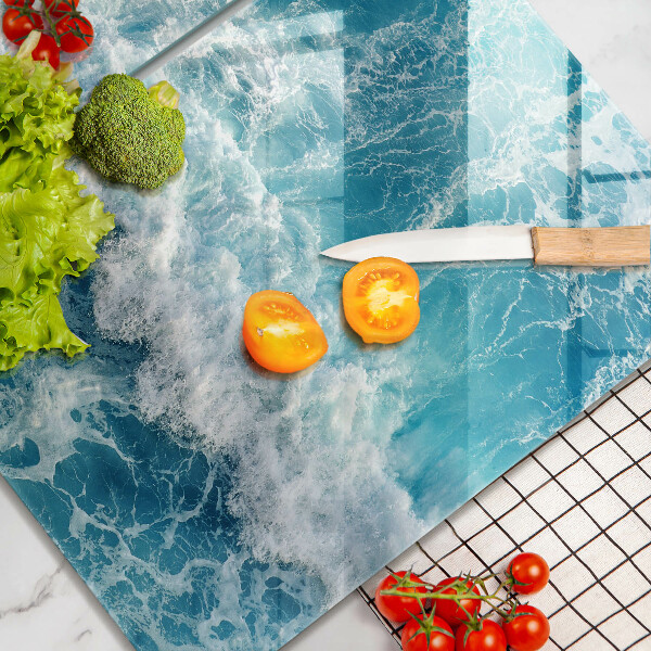 Protection plaque induction Vagues d'eau de mer