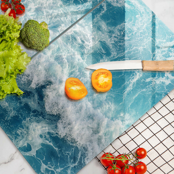 Protection plaque induction Vagues d'eau de mer