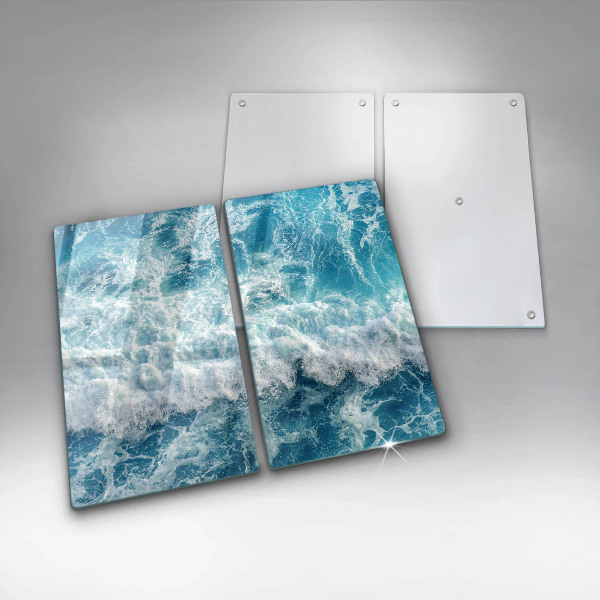 Protection plaque induction Vagues d'eau de mer