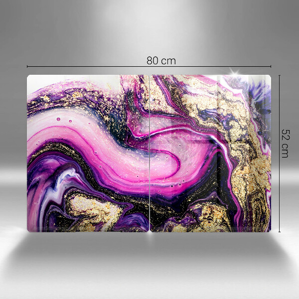 Protection plaque induction Or de conception abstraite