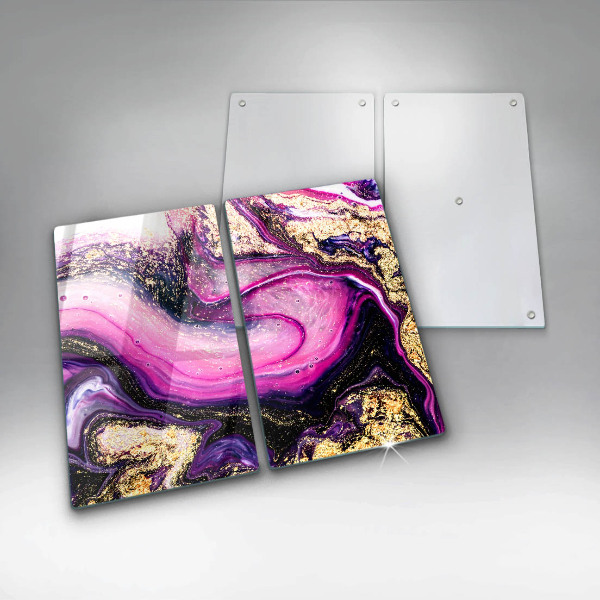 Protection plaque induction Or de conception abstraite