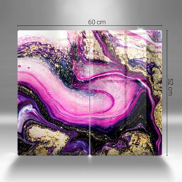 Protection plaque induction Or de conception abstraite