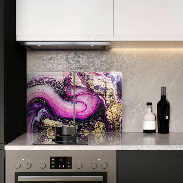 Protection plaque induction Or de conception abstraite