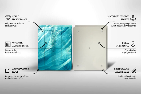 Protection plaque induction Plumes délicates