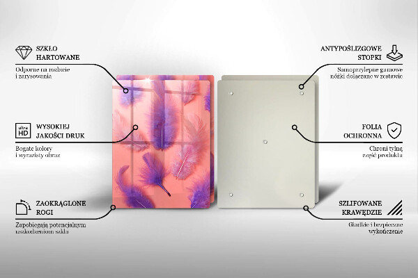 Protection plaque induction Plumes moelleuses