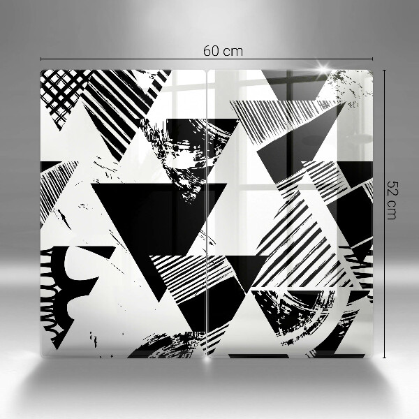 Protection plaque induction Triangles géométriques