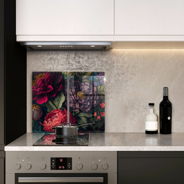 Protection plaque induction Belles fleurs