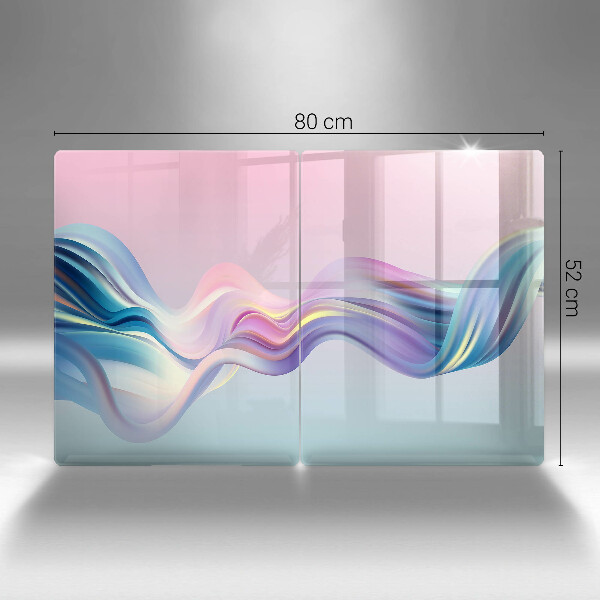 Protection plaque induction Abstraction pastel