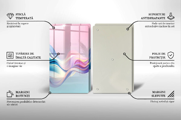 Protection plaque induction Abstraction pastel