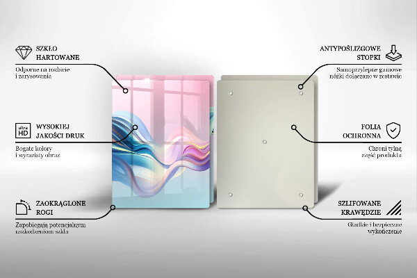 Protection plaque induction Abstraction pastel