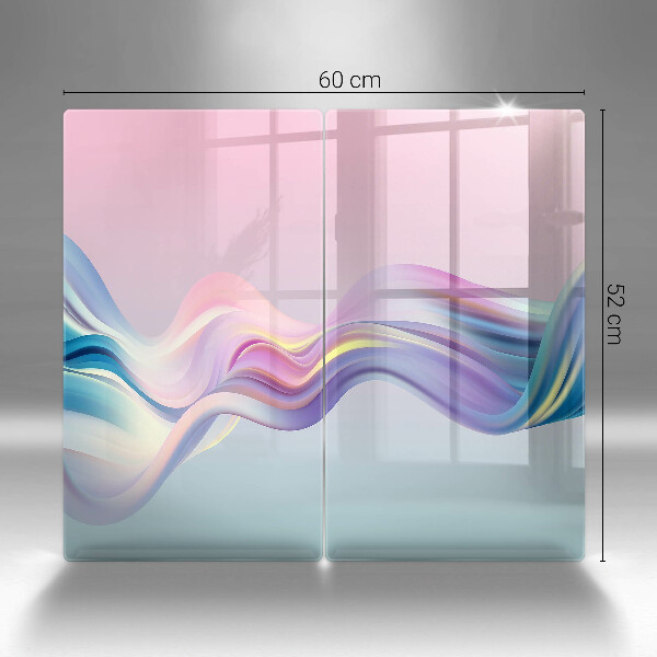 Protection plaque induction Abstraction pastel