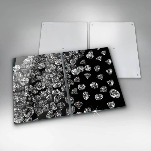 Cache plaque de cuisson Diamants diamants