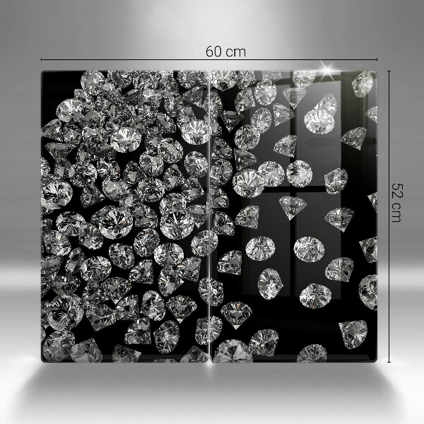 Cache plaque de cuisson Diamants diamants