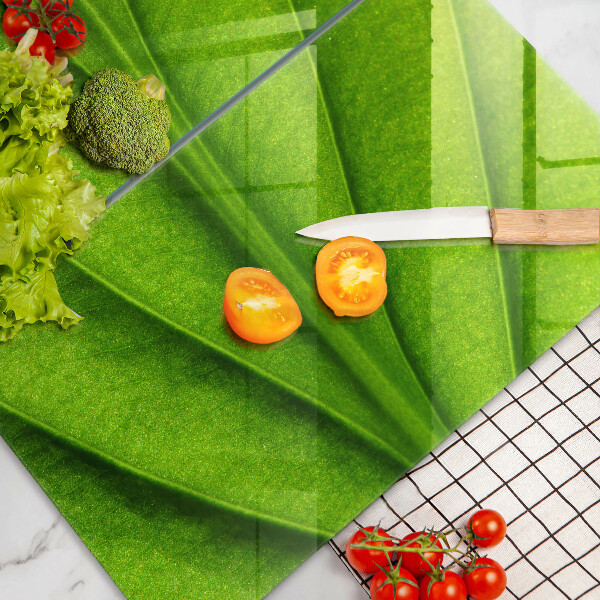 Cache plaque de cuisson Feuille de veine naturelle