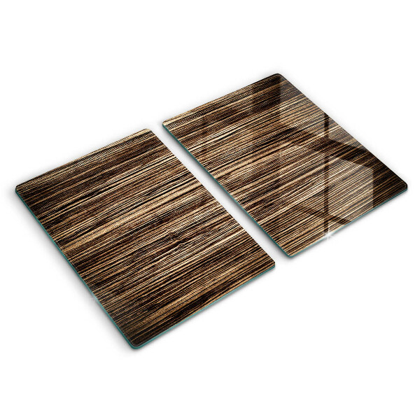 Cache plaque de cuisson Texture du bois