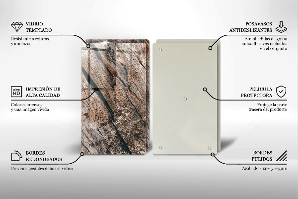 Protection plaque induction Structure bois