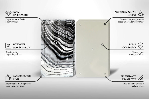 Protection plaque induction Abstraction d'encre