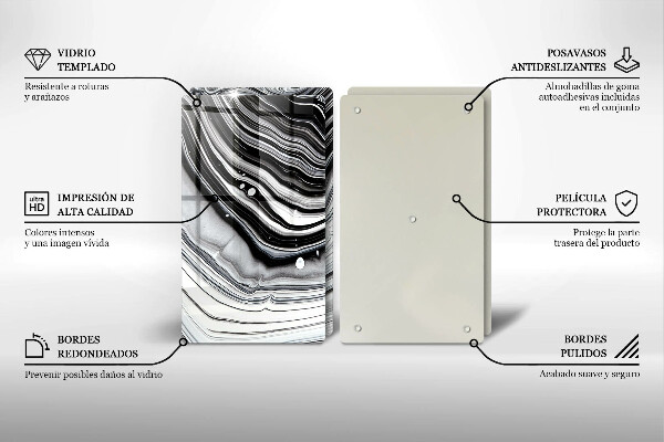 Protection plaque induction Abstraction d'encre