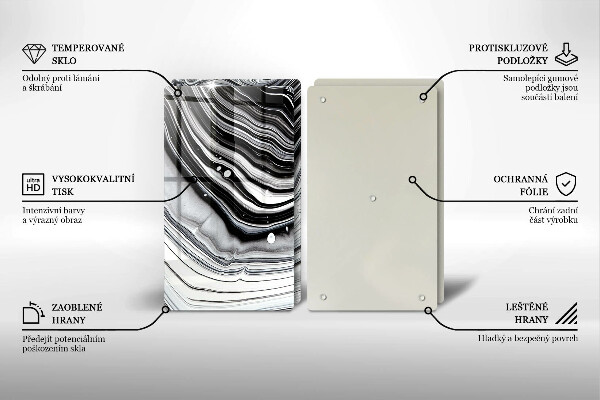 Protection plaque induction Abstraction d'encre