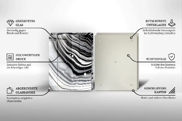 Protection plaque induction Abstraction d'encre