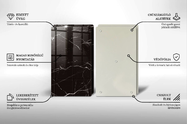 Protection plaque induction Carreaux de marbre