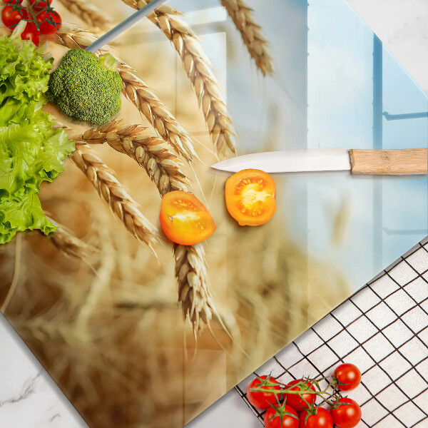 Protection plaque induction Épis de céréales dans le champ