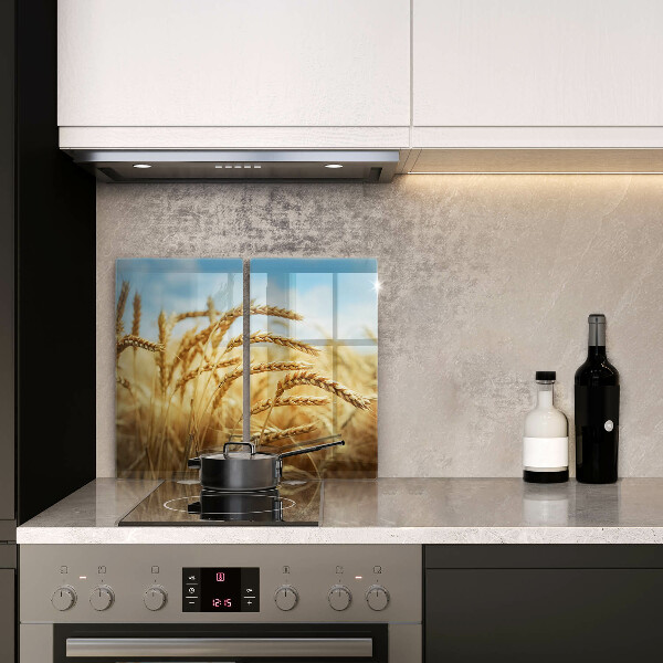 Protection plaque induction Épis de céréales dans le champ