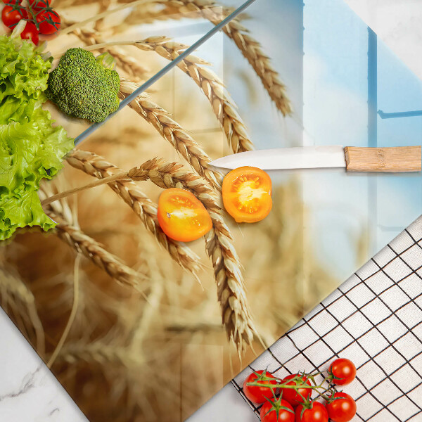 Protection plaque induction Épis de céréales dans le champ