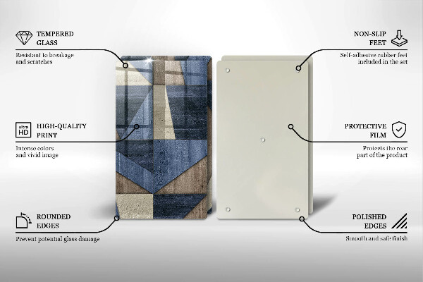 Protection plaque induction Abstraction géométrique