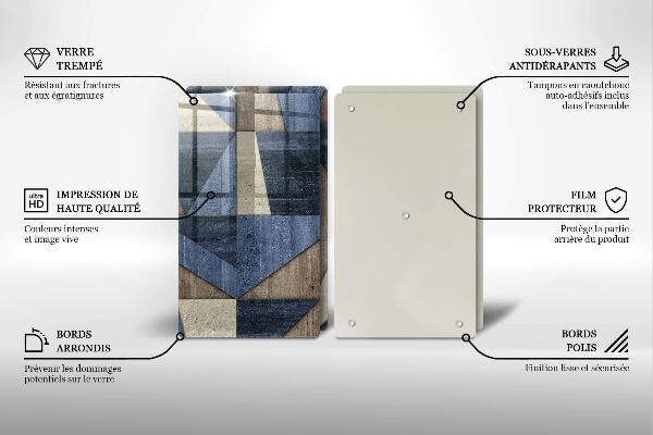 Protection plaque induction Abstraction géométrique