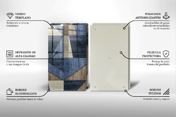 Protection plaque induction Abstraction géométrique