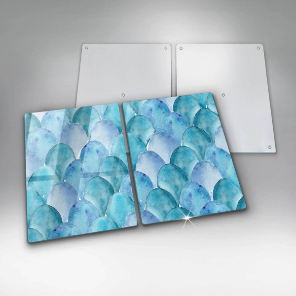 Protection plaque induction Écailles d'aquarelle