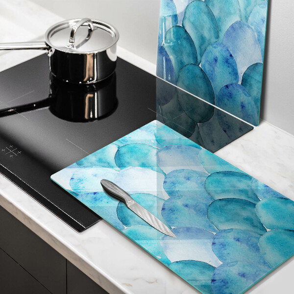 Protection plaque induction Écailles d'aquarelle