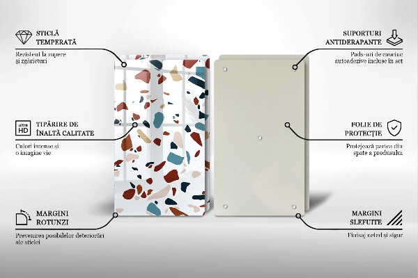 Protection plaque induction Pierre décorative