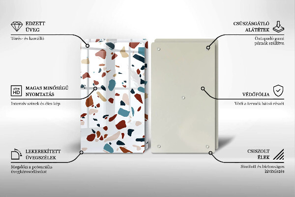 Protection plaque induction Pierre décorative