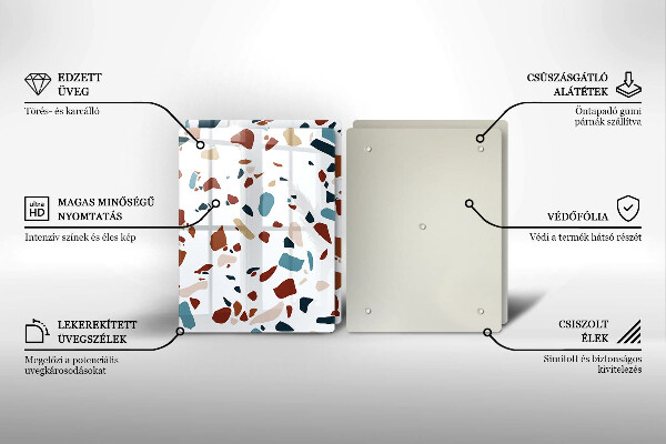 Protection plaque induction Pierre décorative