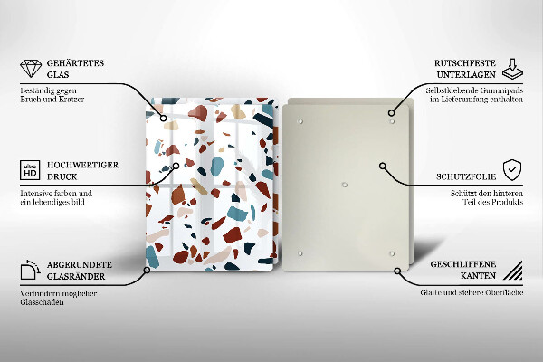 Protection plaque induction Pierre décorative