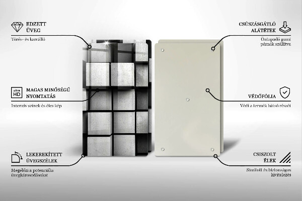 Protection plaque induction Fond de géométrie 3D