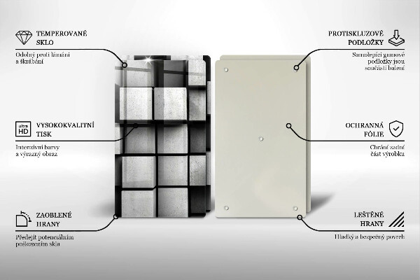 Protection plaque induction Fond de géométrie 3D